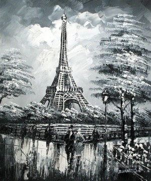 Paris Peintre - Boutiques de la rue à Paris 42 Noire et blanche